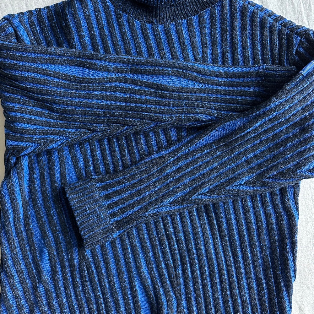 Ader Error Blue & Black Frank Turtleneck - image 8